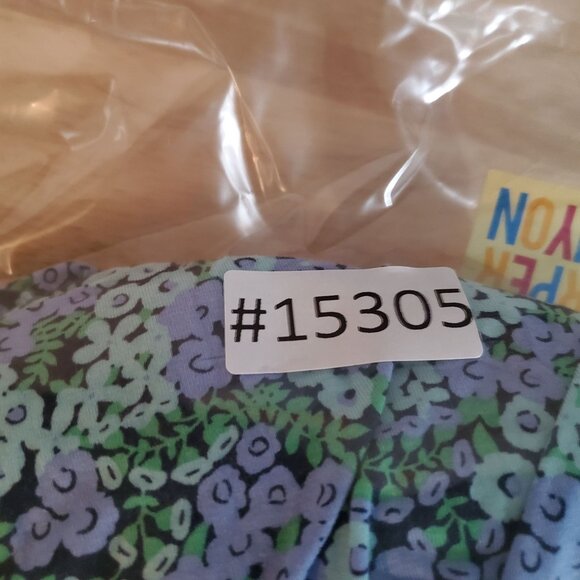 Harper Canyon Dress Girls XL Navy Blue Floral Sleeveless Tiered Ruffle *NWT* - Picture 10 of 10